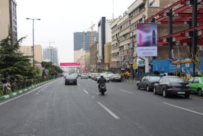 بیلبورد میرداماد (غرب به شرق) بعد از مجتمع تجاری پایتخت