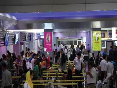 بیلبورد ورودی سالن عمومی فرودگاه کیش - کد C۶