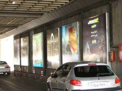 لایت باکس پارکینگ برج میلاد - روبروی پارکینگ ۴