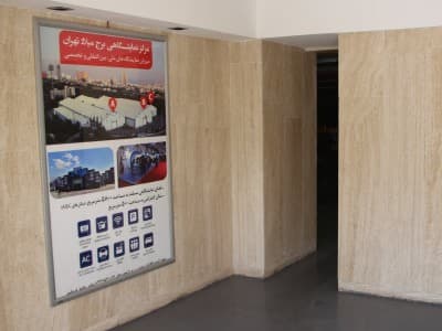 لایت باکس سالن همایش های برج میلاد - پارکنیگ منفی ۳ - تابلو۱