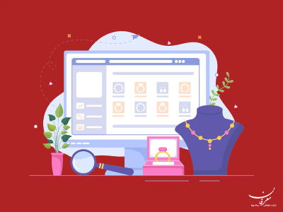 طراحی سایت طلا و جواهر