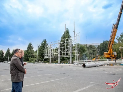 ساخت اولین ابرسازه تبلیغاتی در نمایشگاه بین المللی تهران توسط معرفان