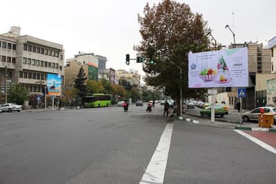 بیلبوردهای شهری اکران شده شرکت محترم صنعت سازان (لیمون)